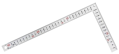 Équerre de charpentier Shinwa inox 300 x 150 mm outil de mesure menuiserie