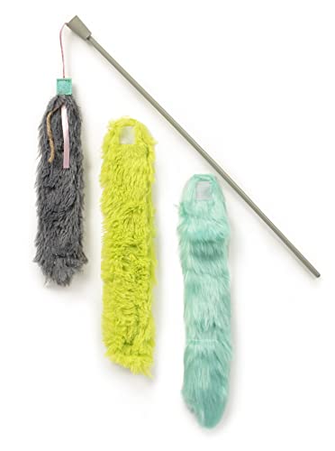 SmartyKat Brinquedo de gato Crazy Catch 3 partes de pelúcia para gatos