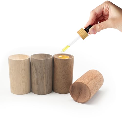 Difusores de Aceite Esencial de Madera 4 Piezas miniatura 1