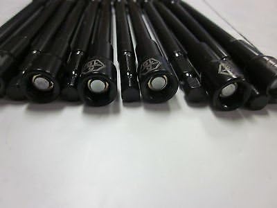 ~ 12~6" L IMPACT LASER ETCHED MAGNETIC ~ 5/16" ~ NUTSETTER NUT DRIVER SETTERS