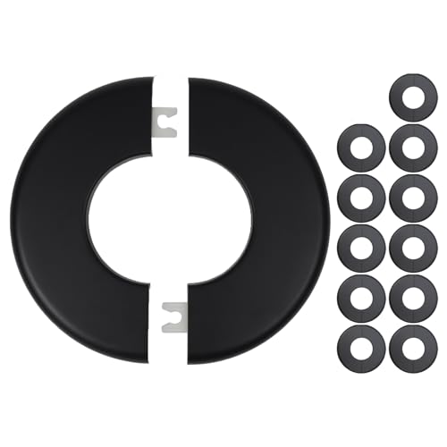Placa de escudo autoadhesiva con hebilla para tapar juntas de tuberías de 51mm 2