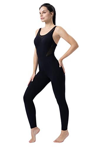 Image of LOVESOFT Workout Jumpsuits for Women Sleevesless Bodycon Backless Unitard