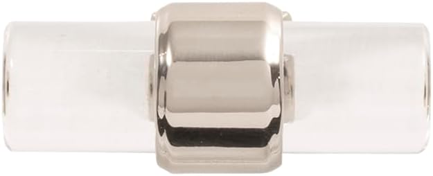 Crystal Palace Collection T-Knob 1-3/4 Inch x 11/16 Inch Crysacrylic with Polished Nickel Finish (10 Pack)