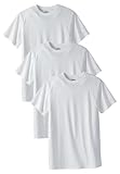 KingSize Men's Big & Tall 3-Pack Cotton Crewneck Undershirt - 10XL, White