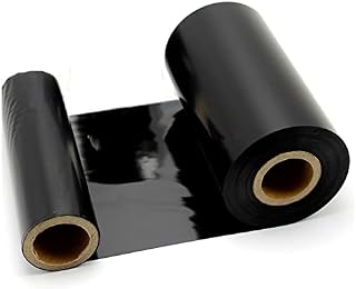 Kit 4 Rolos Ribbon Cera 110x74m P/Impressora Zebra Zd220