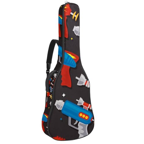 Sac de guitare acoustique 104,1 cm avec bandoulière réglable et motif pastèque