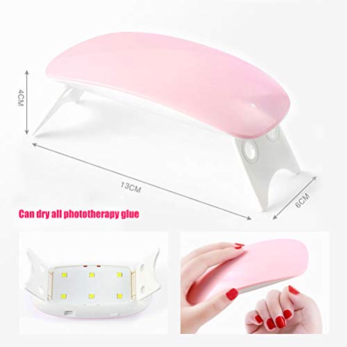 Gel Nägel Set Gelnägel Starter Set Nagel Verlängerung Gelnägel Set mit Nagelmodell Double-End Brush Nail Maniküre Tool… – Bild 6