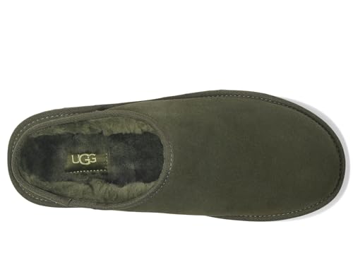 Image of UGG Men's Classic Slip-On Slipper, Woodland Green, 8