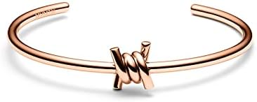 MVMT Women's Single Barbed Cuff Bracelet | Open Closure, Stainless Steel | Rose Gold