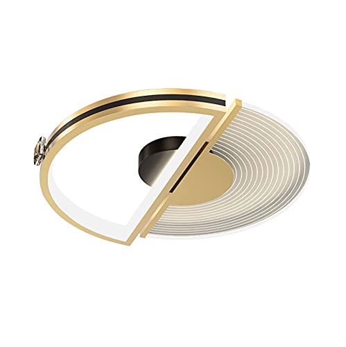 Lampe de plafond LED de luxe luminaire créatif moderne or pour grand salon