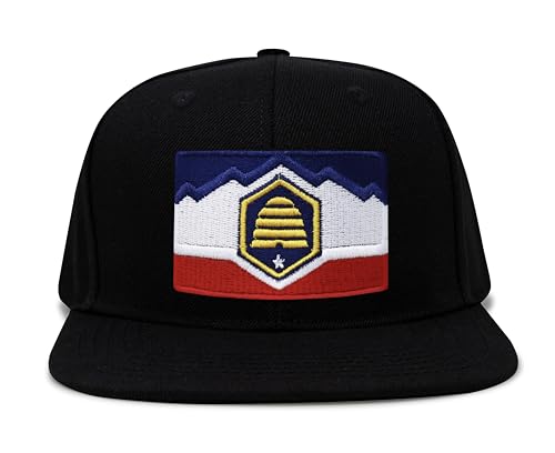 Image of International Tie State Hat for Men and Women, Adjustable Snapback Trucker Baseball Cap with Embroidered Patch