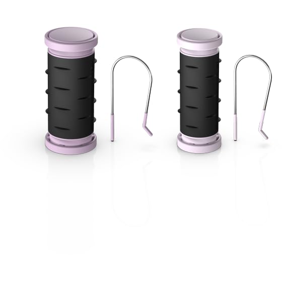 Remiington-Compact Ceramic Hot Hair Rollers - 1.25"" Travel Size Set with Anti-Static Technology, Ionic Infusion, in Sleek Black - 10 Piece Kit (Pack of 1)