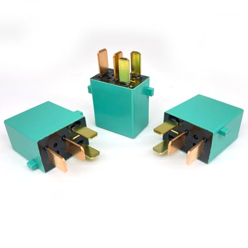 3-Pack G8HN-H70 Relay - 12VDC 4-Pin SPST Automotive Relay - Compatible with Select Vehicles & Industrial Systems - High-Current Control for Electrical Circuits, Fans, and Accessories