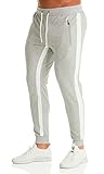 Ouber Men's Gym Jogger Pants Slim Fit Workout Running Sweatpants with Zipper Pockets