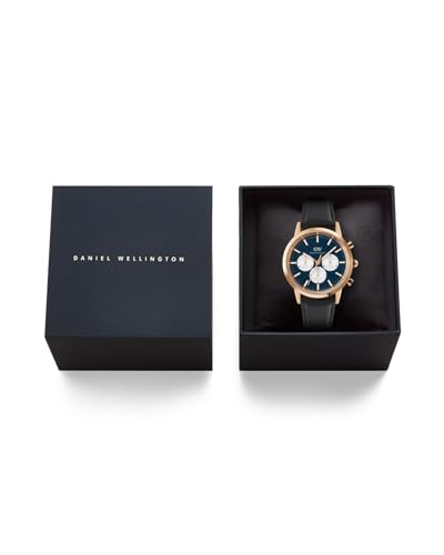 Image of Daniel Wellington Blue Round Dial Analogue Men's Watch - DW00100877K