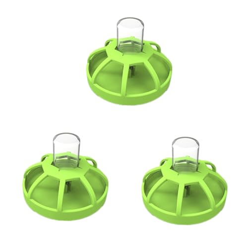NOLITOY 3 piezas bebedores para mascotas de plástico ABS miniatura 4