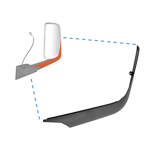 High Soar for Freightliner Cascadia Door Mirror Arm Cover,for 2018 - Onwards New Freightliner Cascadia Black Door Mirror Arm Shell Housing Single Driver Side Left Side by High Soar - Image 2