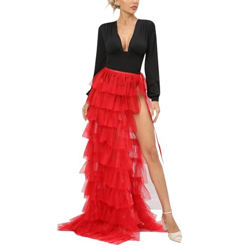 Vestido de dama de honor inolvidable con falda en capas romántica