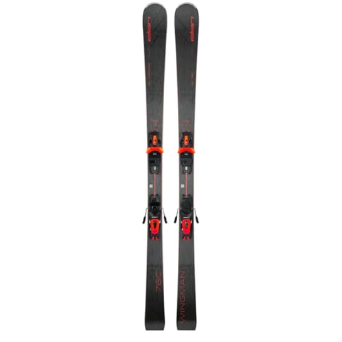 Elan Wingman 76 C PS Skis w/EL 10.0 GW Shift BLK/RED Bindings 2025