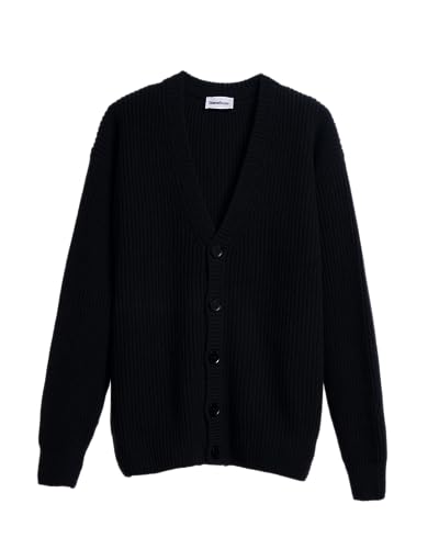 Cardigan tricoté homme en laine manches longues vêtement chaud hiver coupe régulière