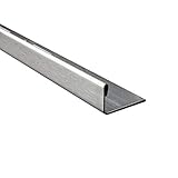 10x L-Profil Edelstahlschiene Fliesenprofil Fliesenschiene Edelstahl V2A L250cm 11mm gebürstet