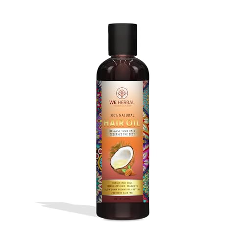 Image of Oil for Hair Growth 200ml, Ayurvedic Hair Growth Oil for Men & Women, Reduces Hair Fall, Prevents Premature Greying, Strengthens Hair Roots, Chemical-Free Hair Care for All Hair Types