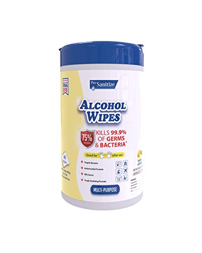 Simpli-Magic 79352 Multi Purpose Alcohol Wipes, 80 Count