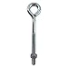Eyebolt, 1/4-20, 1/2In, Turned Wire, PK10