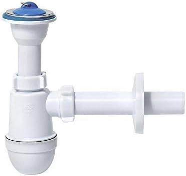 Washbasin Sink Drain Waste Bottle Trap Stainless Steel Strainer 5/4" x 32mm