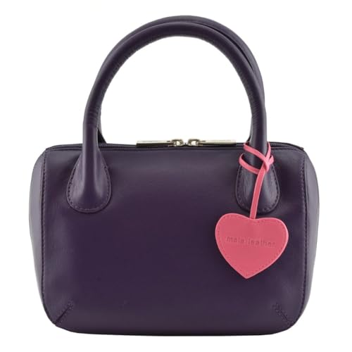 Mini sac à main en cuir pour vos sorties romantiques avec son joli motif cœur