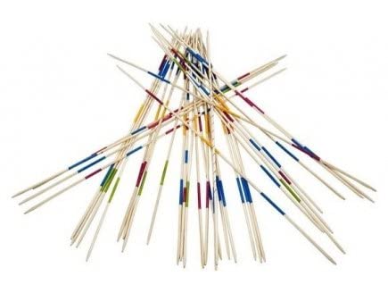 cavernedesjouets Mikado XXL en Bois 90 cm de Long - Jeu Plein air geant - Set Jeu de société...