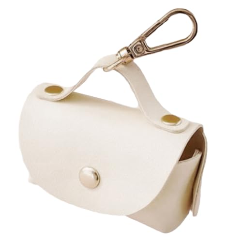 Sujetador Bolsas Caca - Estuche Impermeable PU Excrementos Perrunos | Cierre Hebilla Organizador Dispensador | Parque Camping Comunidad Lugares Pintorescos Hogar Viaje Senderismo Mascota Kit Portátil