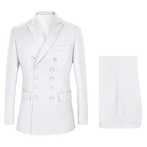 Man Suit Bespoke Suit Double Breasted Dinner Suit Peaked Lapel Wedding Suit