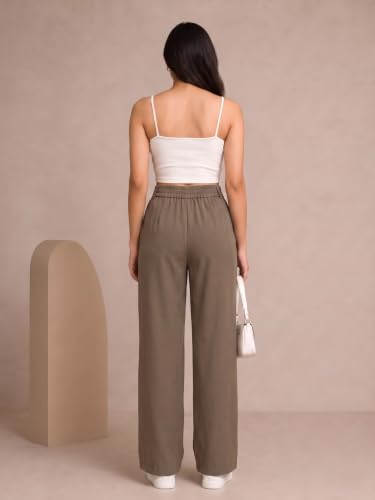 Image of Womens NS Lycra Korean High Waist Straight Pants
