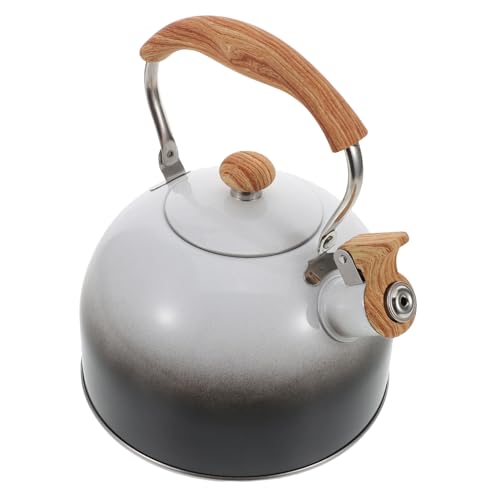 Ciieeo Tetera De Acero Inoxidable Teteras Estufa Silbido Estufa De Inducción Hervidor De Estufa De Gas Tetera De Restaurante Hervidor De Café Hervidor De Inducción Hervidores De Agua