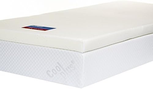 Mattresses Southern Foam Memory Foam Mattress Topper with Cover, 3 Inch, UK Super King