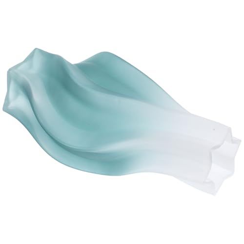 Vase en verre dépoli vert pour plantes et fleurs, déco de chambre chic