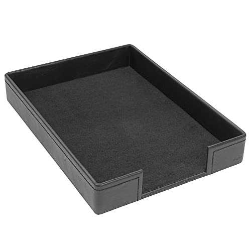 Läufer ambiente MODENA 35016 protège-bureau en cuir noir rigide et durable