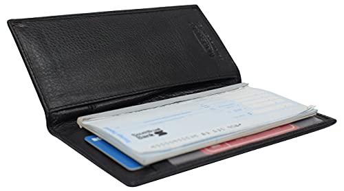 Marshal Basic PU Leather Checkbook Covers COLORS (Black)3