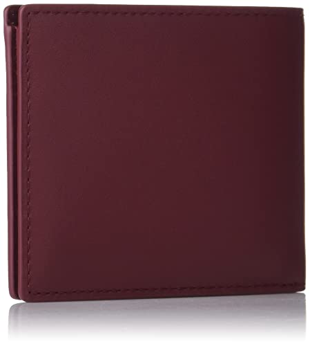 Lacoste Slim Billfold Wallet With Logo Lettering, Cranberry Celosie #TOP1
