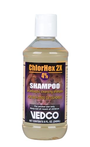 CHLORHEX 2X, 4% Shampoo 8OZ