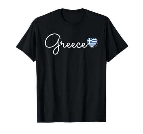 I Love Greece Proud Greek Pride Travel Matching Camiseta