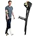 FREEAMG (1 Unit) Folding Forearm Crutches - Lightweight Mobility Crutches with Ergonomic Handle & Non-Slip Base, Adjustable Elbow Crutches for Walking Support and Recovery(Black)