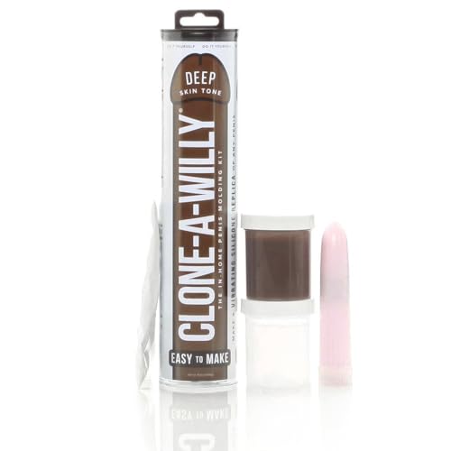 CLONE-A-WILLY - Silicone Penis Casting Kit for DIY Dildo (Deep Skin Tone)