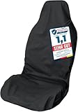 LIONSTRONG® Autositzschoner Vordersitz universell kompatibel [WASSERDICHT] - Autositzbezüge Vordersitze - Sitzschoner Sitzbezüge Auto - Autositz Sitzschutz - Werkstattschoner - Polyester