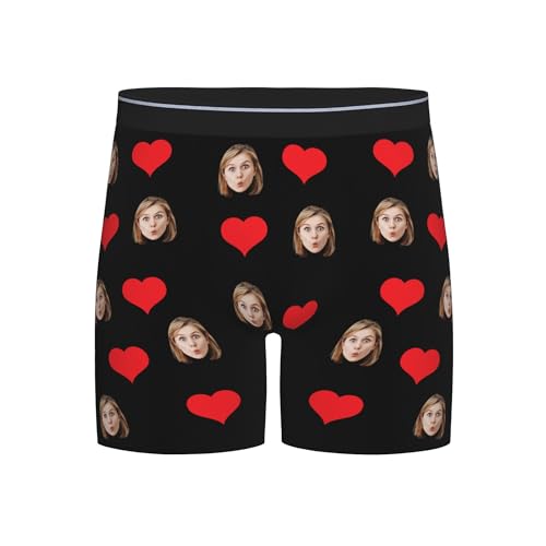 Custom Boxers For Men,Personalized Face Underwear,Custom Boxers For Men With Face Birthday Valentine's Day Gifts