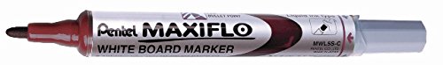 Maxiflo Whiteboard-Marker, dünn, braun, 12 Stück