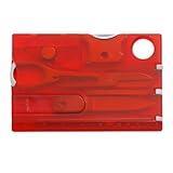 [lalarimi]スイスカード スイス・アーミーナイフ ライト 多機能 アウトドア サバイバル キャンプツール ハイキング 軽量 小型で持ち運びも簡単 LEDライト 拡大鏡 ツール ギア マルチツール マルチツール アクセサリー