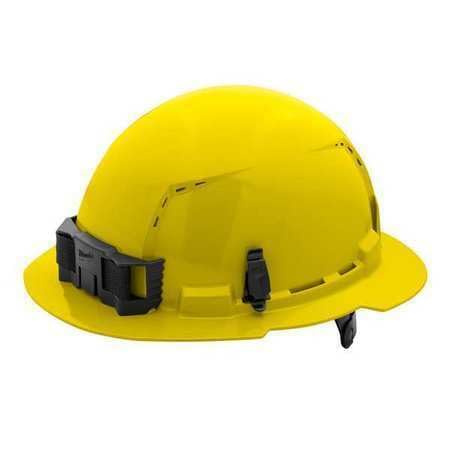 Venbytech For Milwaukee Tool 48-73-1223 Full Brim Yellow Full Brim Vented Hard Hat W/6Pt
