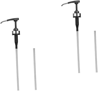 Cabilock 2pcs Sauce Bottle Press Mouth Stainless Steel Metal